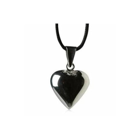 Bola de grossesse 'coeur' argenté