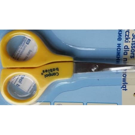 Ciseaux à ongles pour bébé- jaune