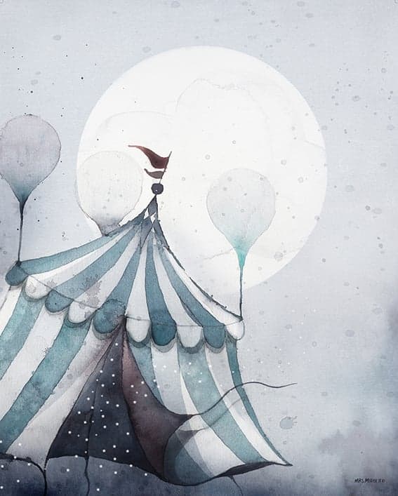 MRS. MIGHETTO - Affiche Flying Carnival