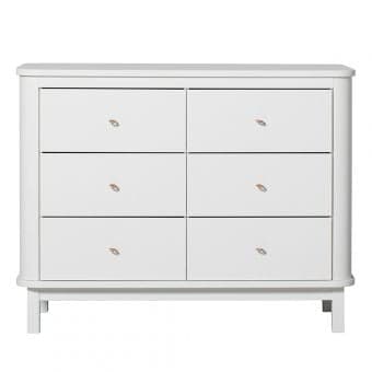 Oliver Furniture - Commode 6 tiroirs - Blanc
