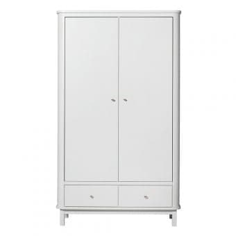 Oliver Furniture - Armoire 2 portes - Bouleau Blanc