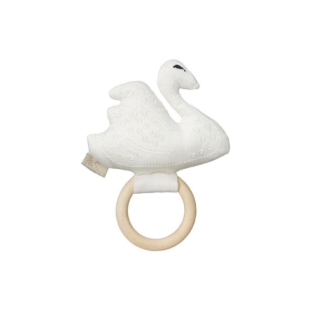 CAM CAM COPENHAGEN - Hochet - Cygne blanc