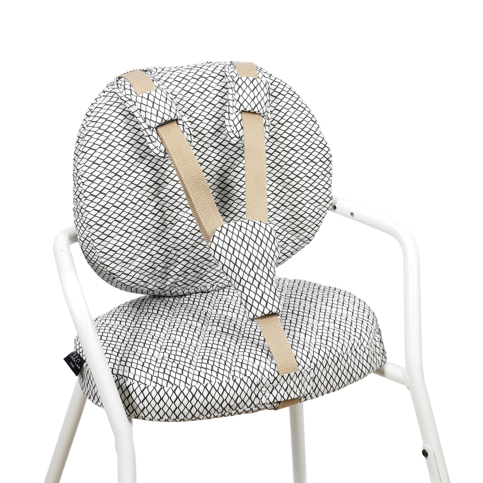 CHARLIE CRANE - Coussins Diamond B&W