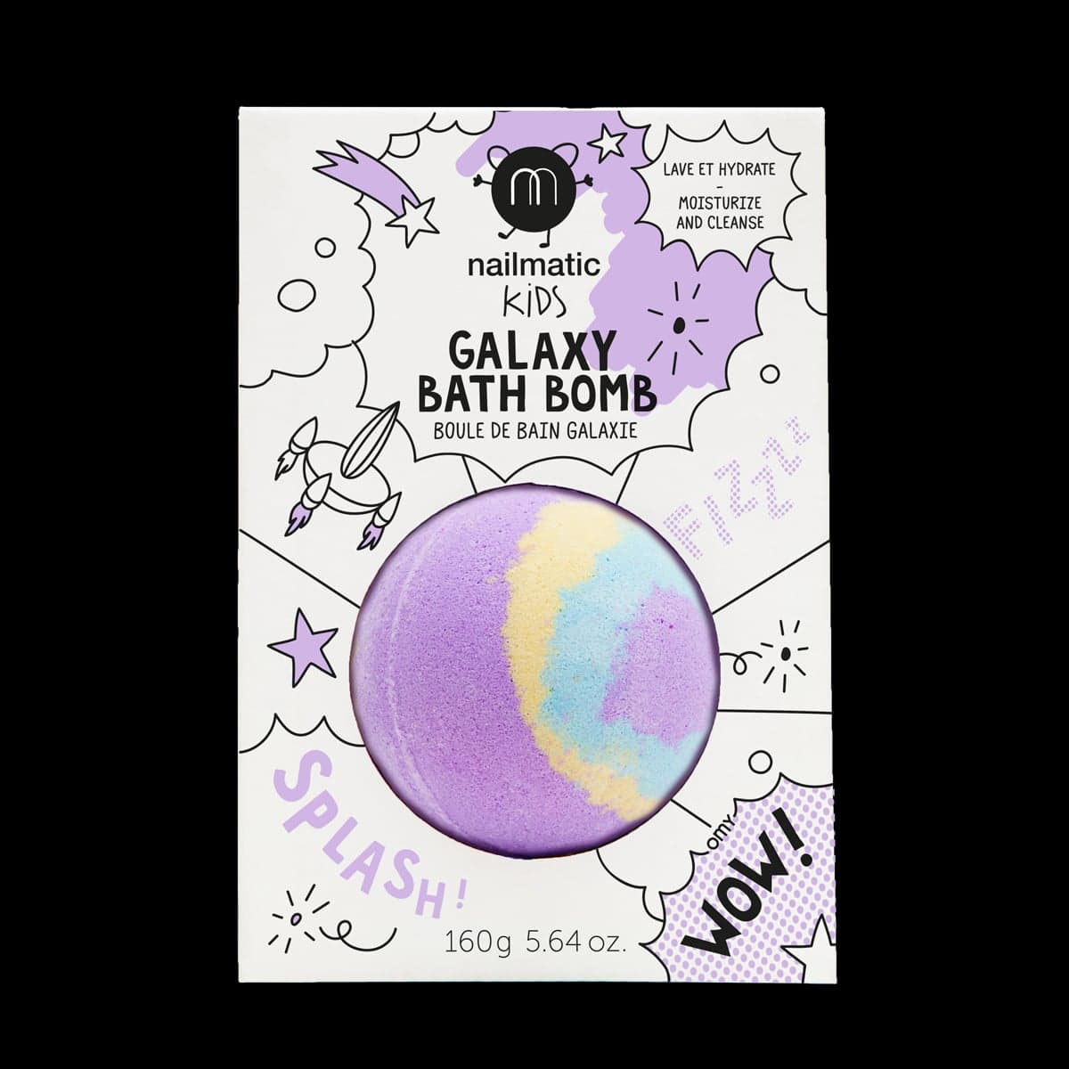 Nailmatic - Boule de bain effervescente Galaxy Pulsar