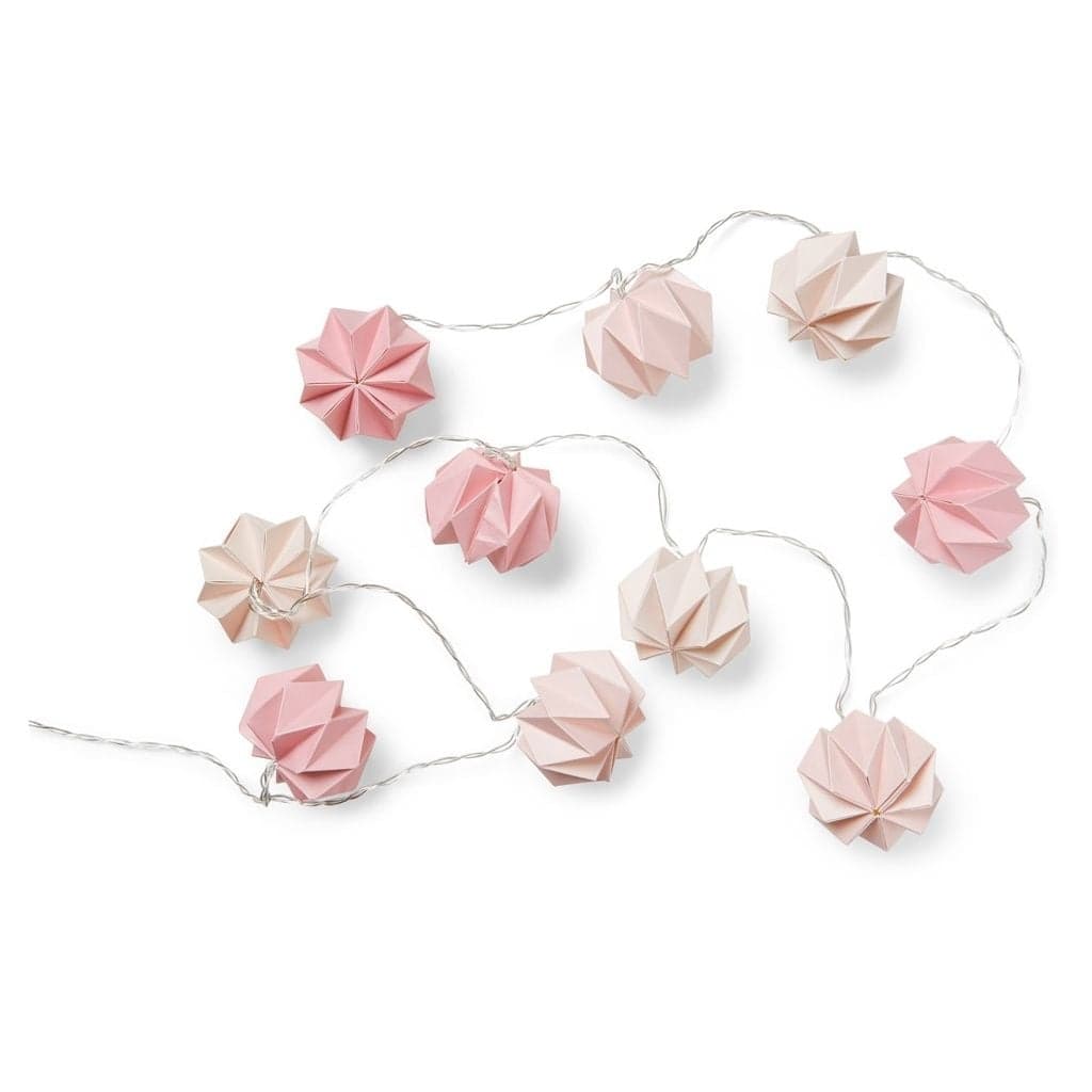 CAM CAM COPENHAGEN - Guirlande lumineuse origami - Rose