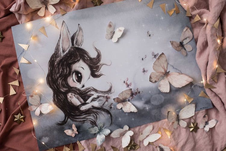 MRS. MIGHETTO - Affiche "Miss Della" 50x70 cm