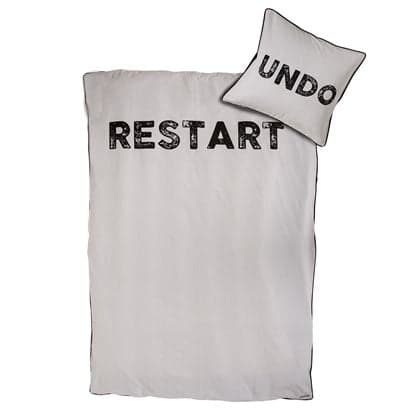 BLOOMINGVILLE - Parure de lit - Gris