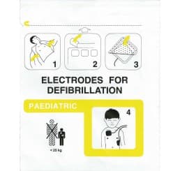Electrodes pédiatriques FRED PA-1