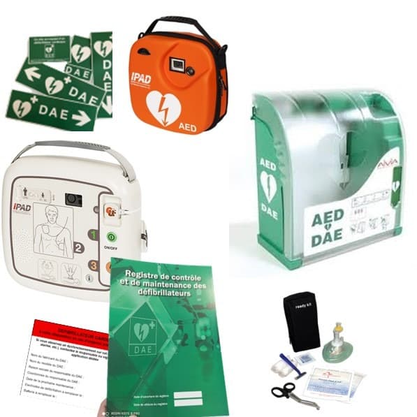 Pack défibrillateur CU Medical SP 1 avec Aivia 200