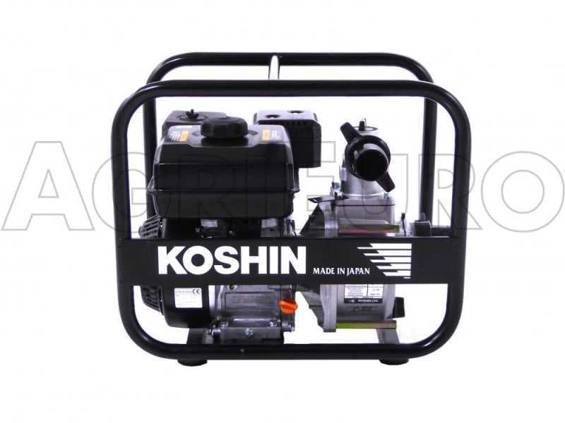 Motopompe thermique Koshin STV-50X pour eaux semi-chargées avec raccords de 50 mm