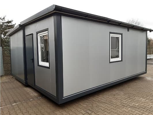 Conteneur aménagé – 2 conteneurs combinés de 35 m²