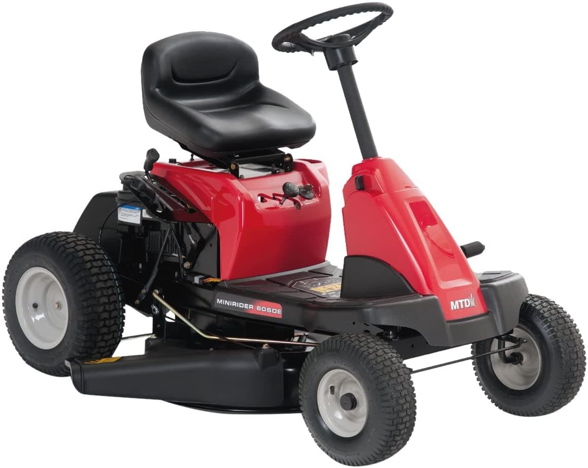 mtd minirider 60 sde tondeuse à gazon autoportée rde 3700 w coupe 60 cm