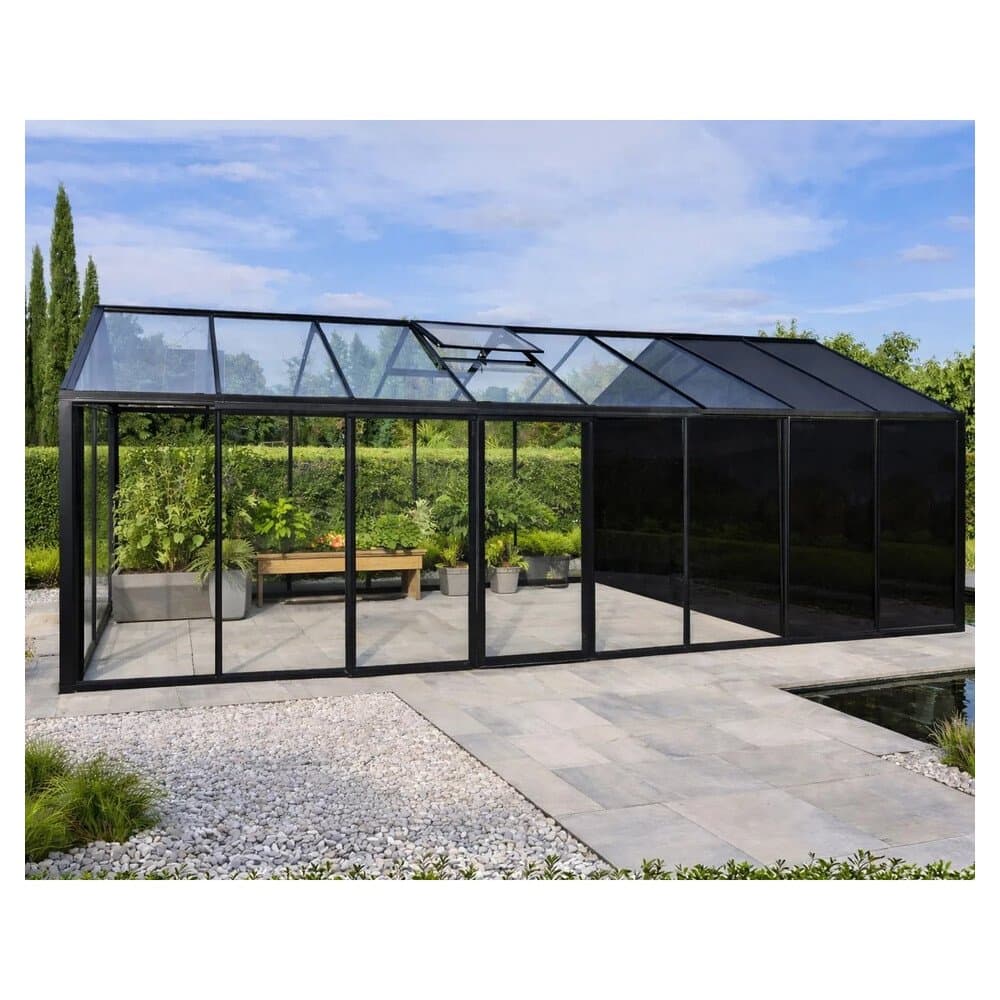 Bloomcabin Premium-Qualität Gewächshaus Klassik mit Grossem Integriertem Stauraum GHCLS7