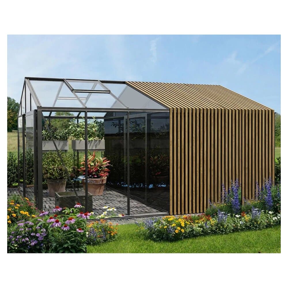 Bloomcabin Premium-Qualität Gewächshaus Klassik mit Grossem Integriertem Stauraum mit Accoya-Fusion GHCLSAF6