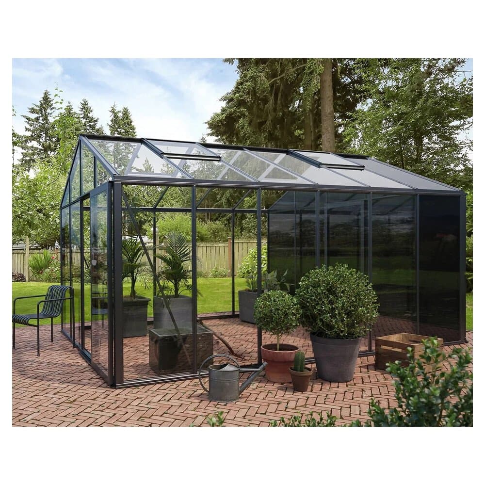 Bloomcabin Premium-Qualität Gewächshaus Klassik mit Kleinem Integriertem Stauraum GHCSS12