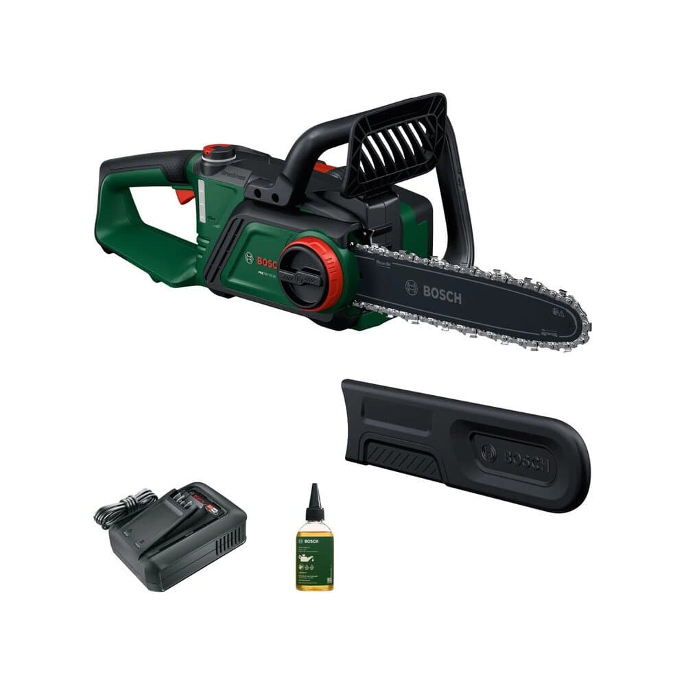 Bosch Akku-Kettensäge PKE18V-30-28 inkl. Akku und Ladegerät