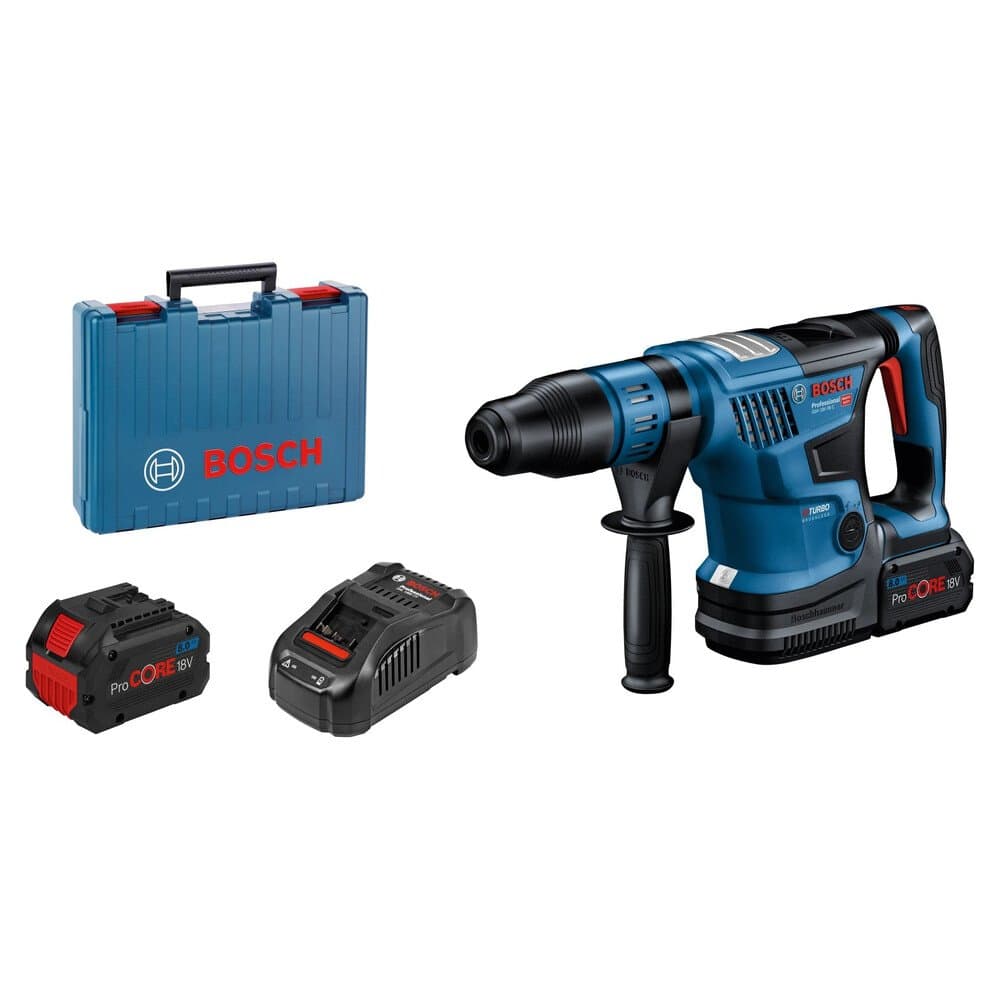 Bosch Professional Akku-Bohrhammer Biturbo GBH 18V-36 C mit 2x8.0 Akkus & Koffer