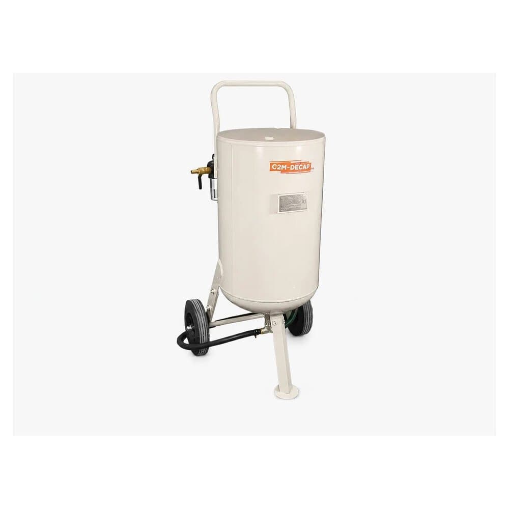 C2M DECAP JUMBO Auto Mobiles Automatik Sandstrahlgerät 76 L