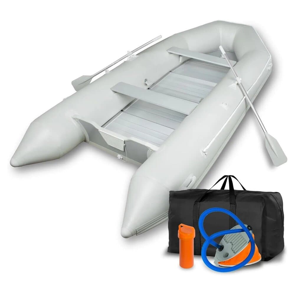 EBERTH Schlauchboot 8 Personen 4,60m x 1,90m Boot mit Sitzbank bis 1100 kg