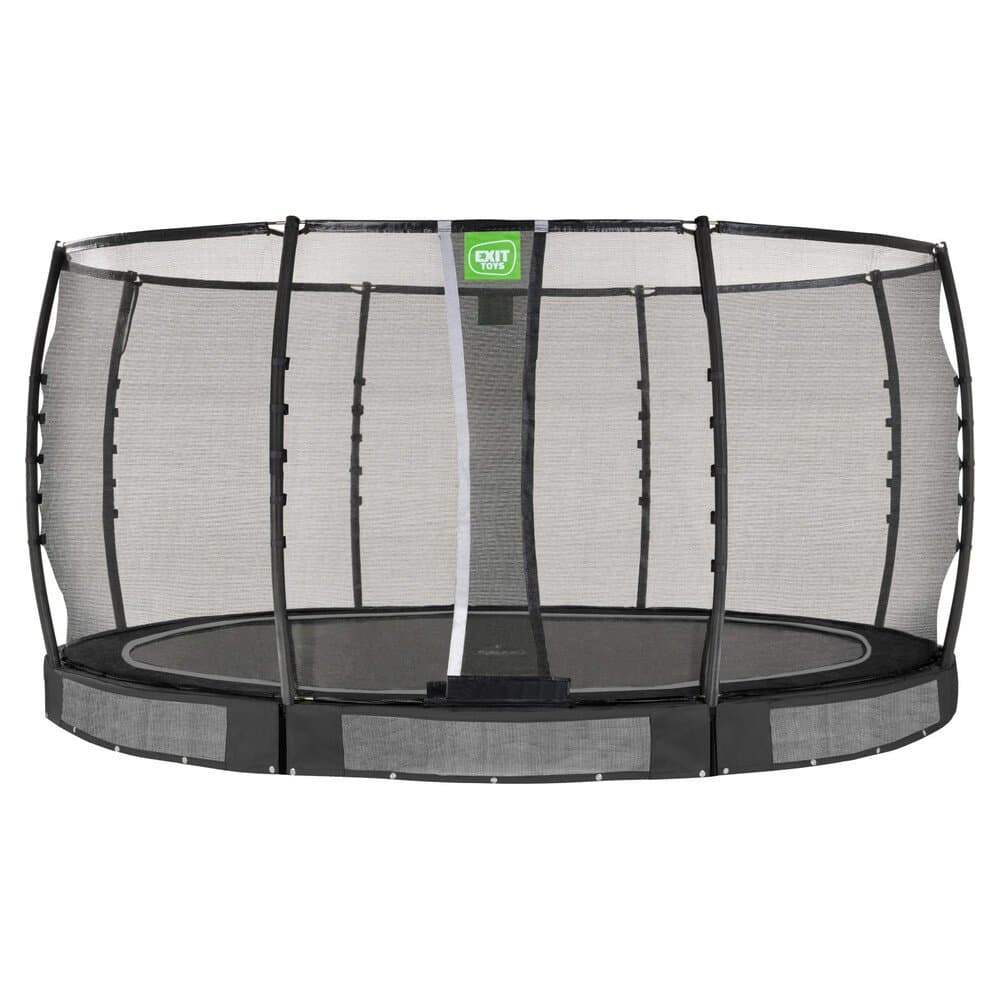 EXIT Allure Premium Bodentrampolin Ø 427 cm Schwarz