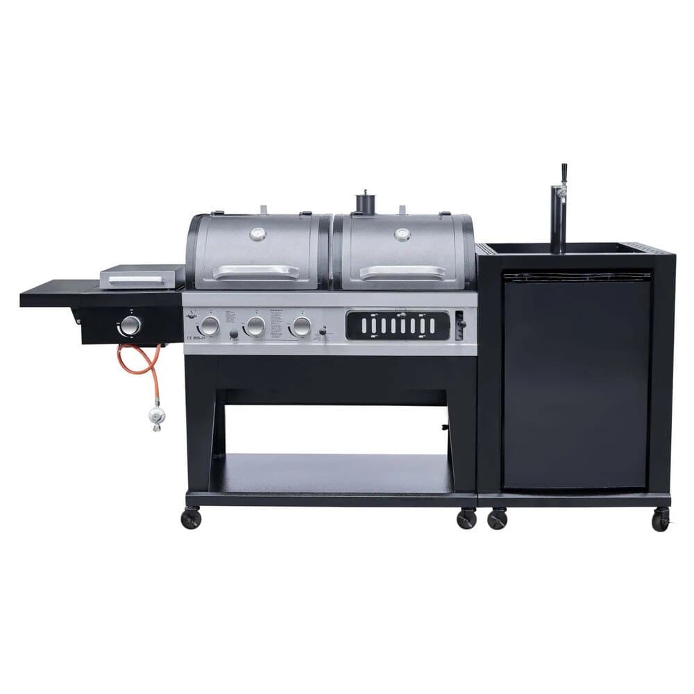 El Fuego Kombigrill 3 in 1 mit Bierkühler und Zapfanlage