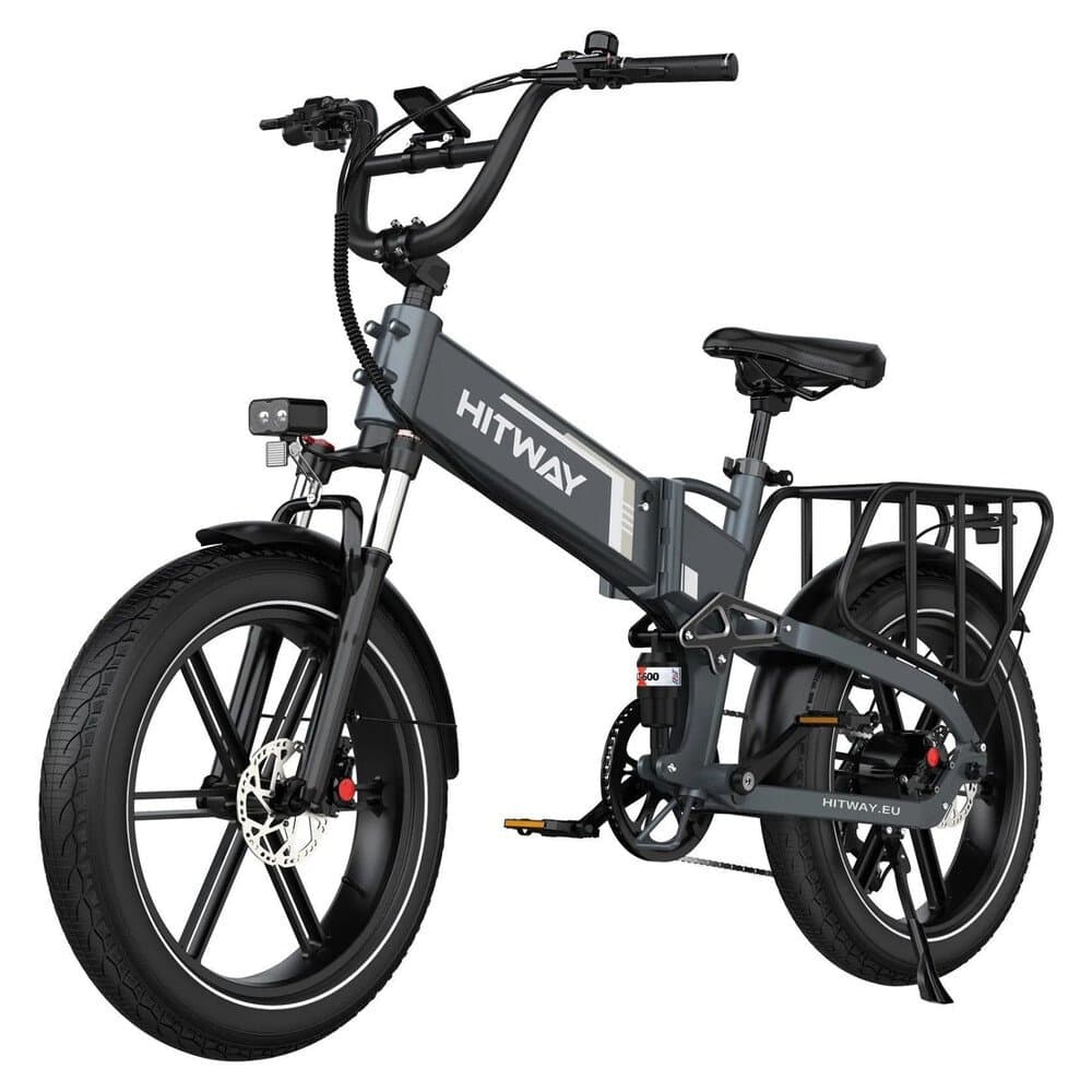 HITWAY E-Bike BK10SP1 20×4,0 Zoll 25Ah Akku Reichweite 70-120KM 250W 7-Gang APP NFC