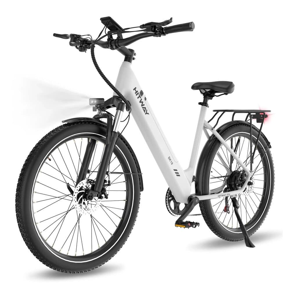 HITWAY E-Bike BK18S 27,5 Zoll 13 Ah Akku Reichweite 60-100KM 250W 7-Gang APP NFC