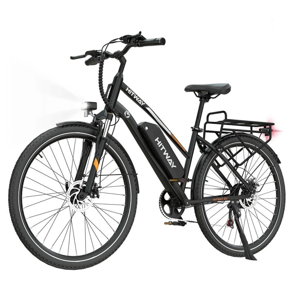 HITWAY E-Bike BK27S 28 Zoll 13Ah Akku Reichweite 50-100KM 250W 7-Gang APP