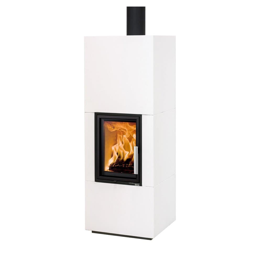 Haas+Sohn Dachstein Kaminofen Wärmespeicherbeton Weiß 7 kW
