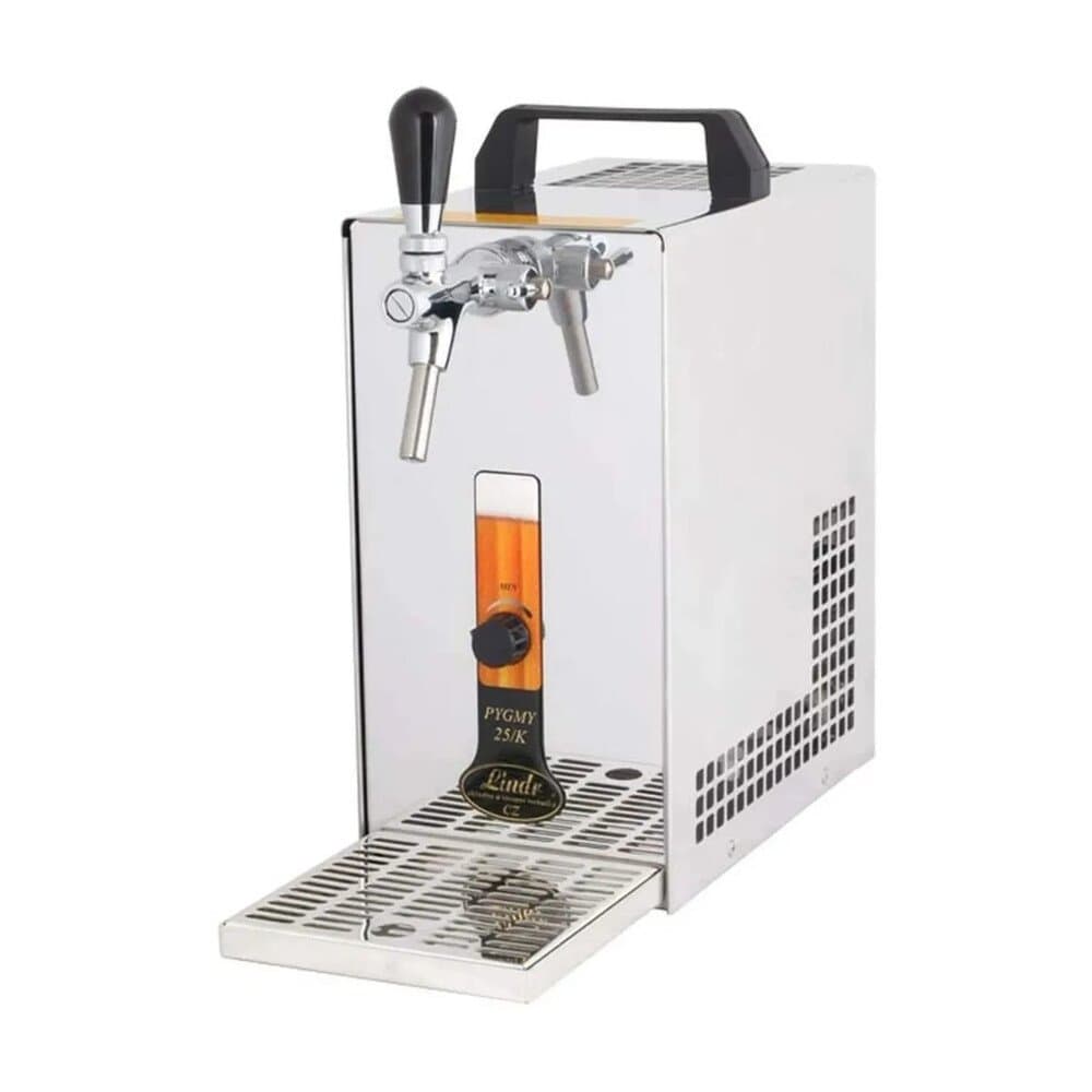 Ich-Zapfe Zapfanlage Pygmy 25/k mit Membranpumpe 1- Edelstahl 35 Liter/h