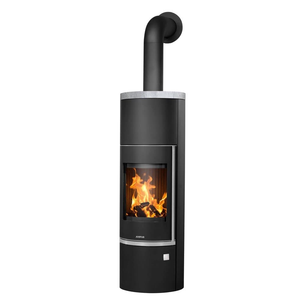Justus Faro Aqua 2.0 Kaminofen Speckstein Schwarz-Grau 8,5 kW