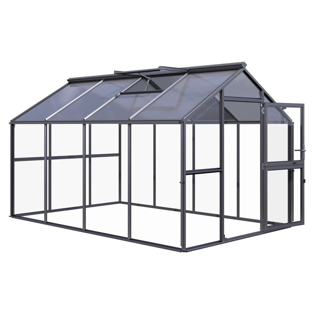 KGT Gewächshaus Novum IV Anthrazit-Grau 11,14 m²