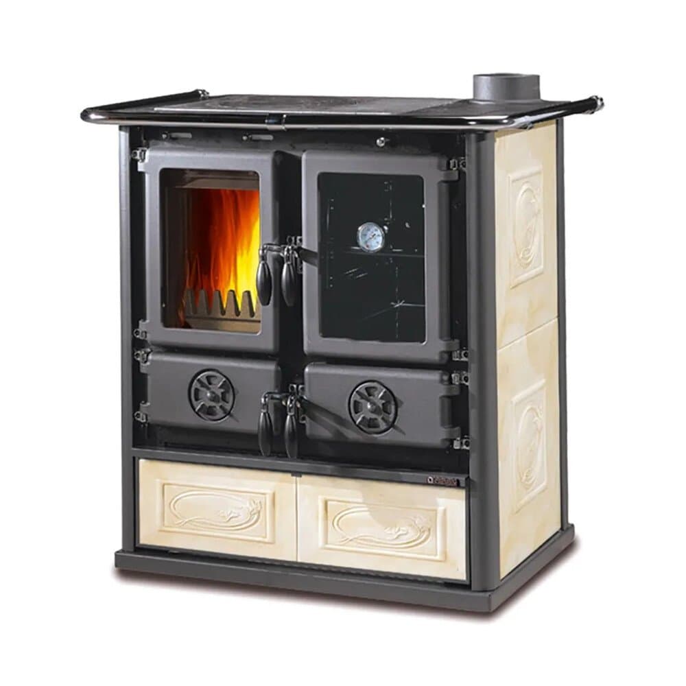 La Nordica Küchenofen Rosetta Keramik Creme 7,9 kW