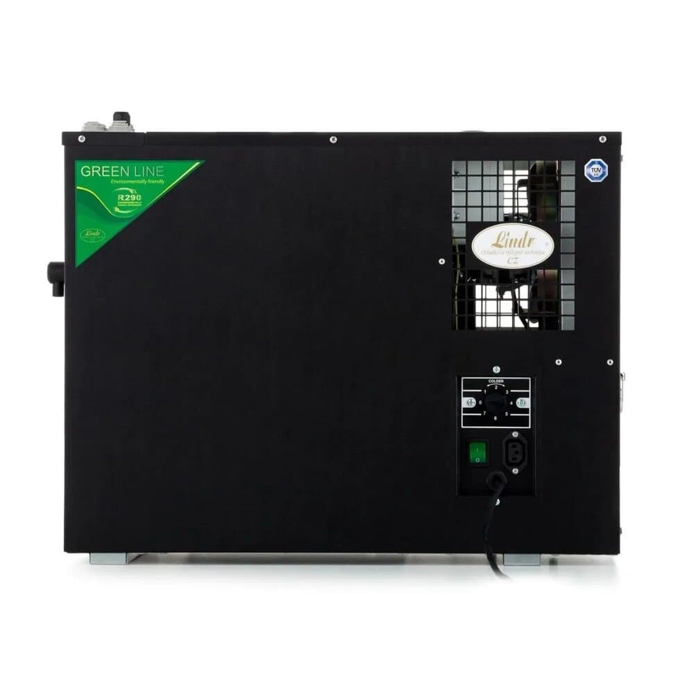 Lindr Wassersprudler Soda As-110 Green Line Metall Schwarz