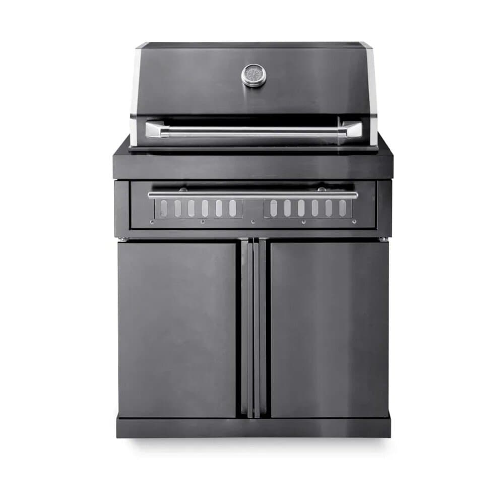 MyOutdoorKitchen Freistehender Holzkohlegrill Black Collection