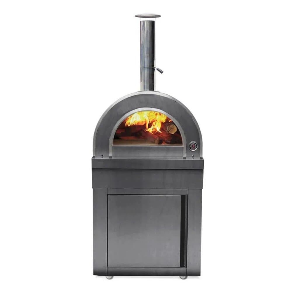 MyOutdoorKitchen Holzbefeuerter Pizzaofen Naples Black Collection