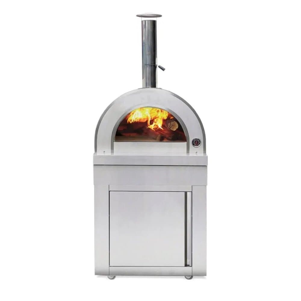 MyOutdoorKitchen Holzbefeuerter Pizzaofen Naples Stainless Collection