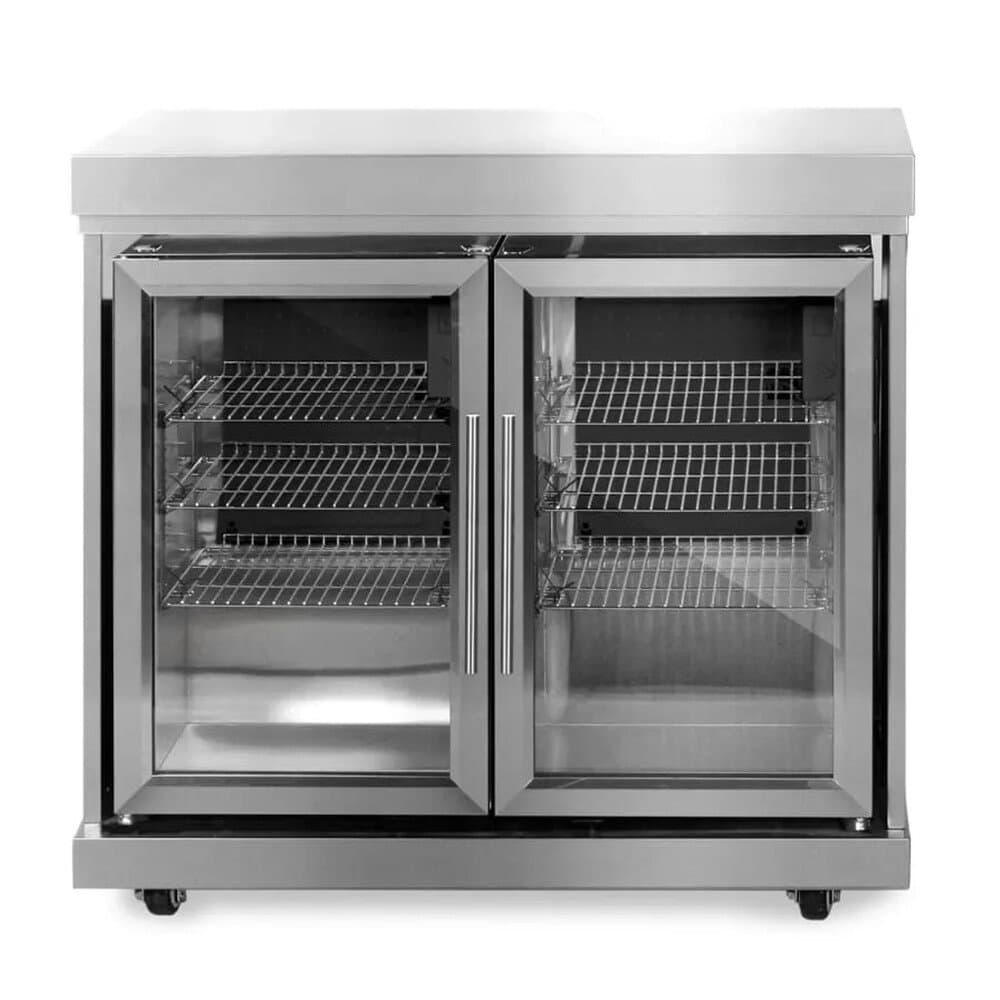 MyOutdoorKitchen Zweitüriger Modul-Kühlschrank Stainless Collection