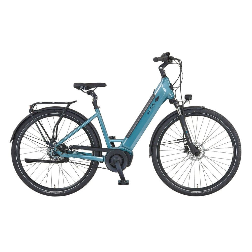 Prophete City E-Bike Geniesser 5.0 Damen AEG Mittelmotor Blau 28"