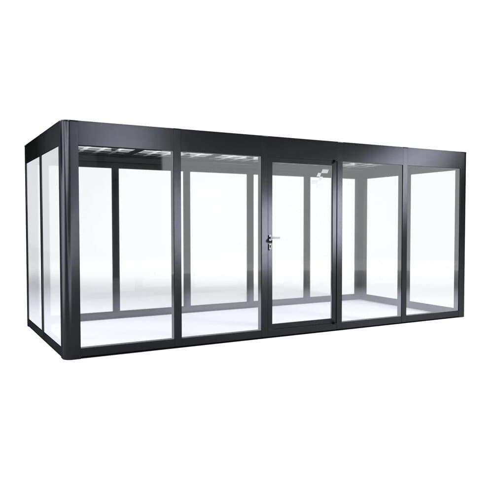 SunElements Gewächshaus SunGarden Anthrazit 12,8 m²