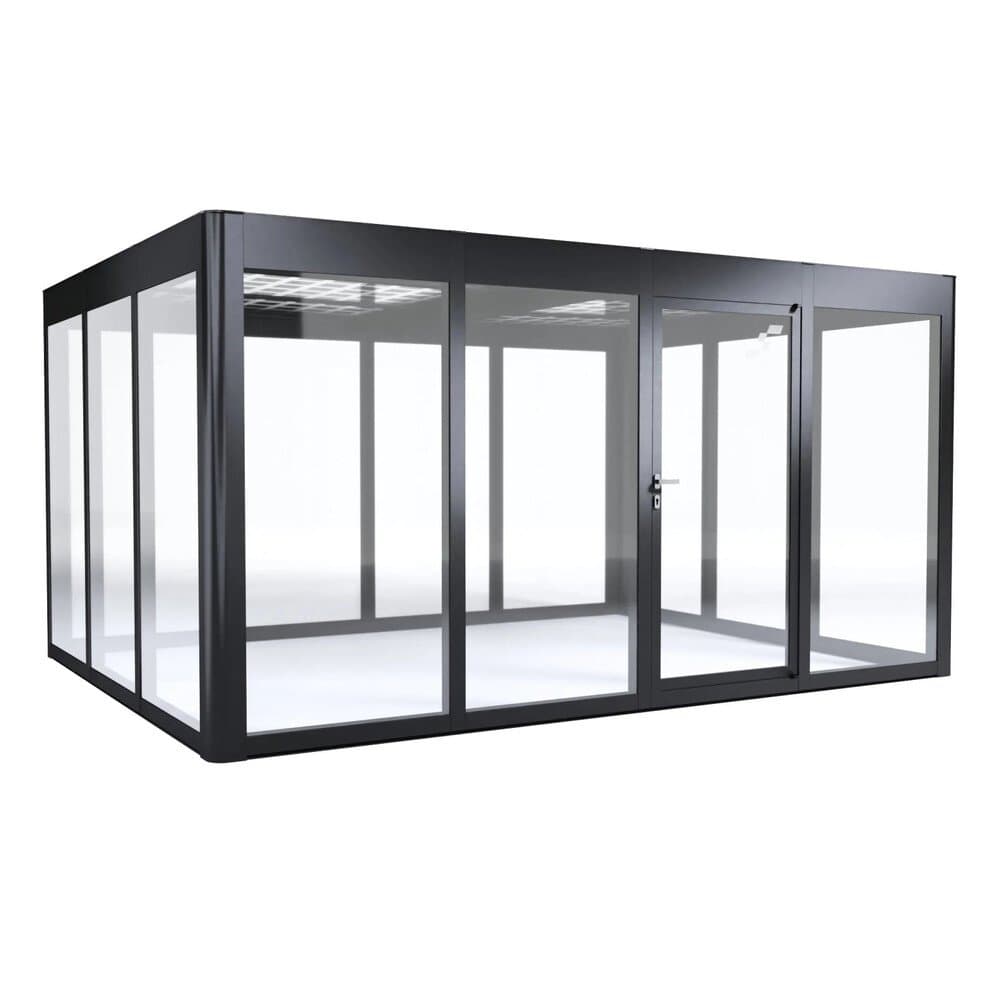 SunElements Gewächshaus SunGarden Anthrazit 15 m²