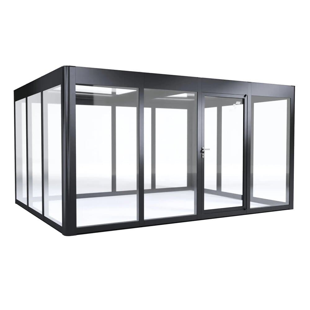 SunElements Gewächshaus SunGarden Anthrazit 15 m²