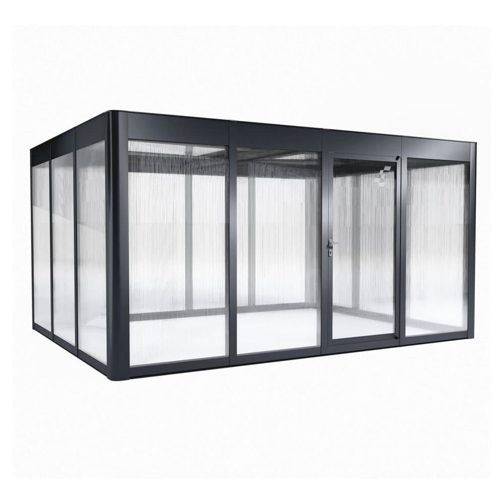 SunElements Gewächshaus SunGarden Anthrazit 15 m²