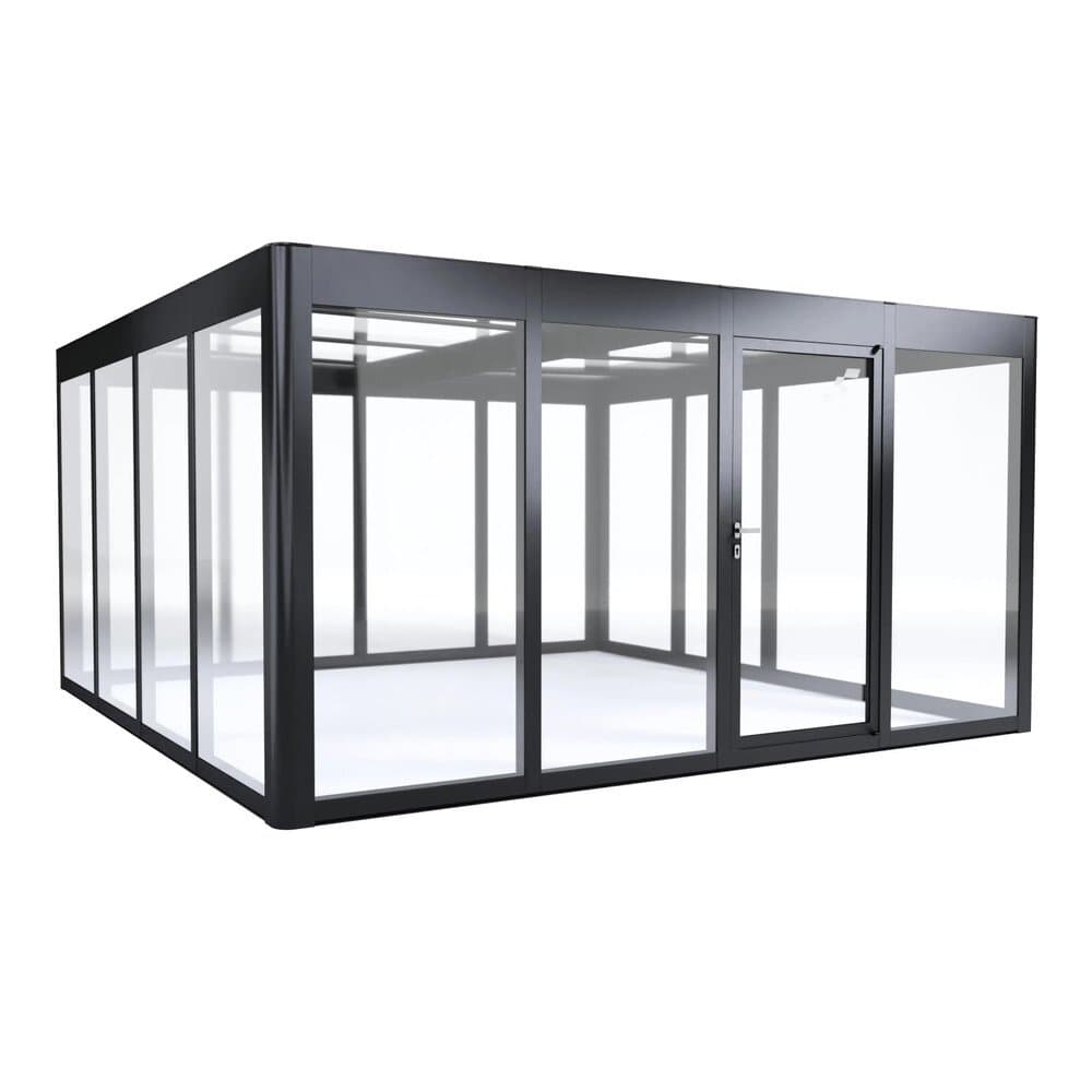 SunElements Gewächshaus SunGarden Anthrazit 19,6 m²