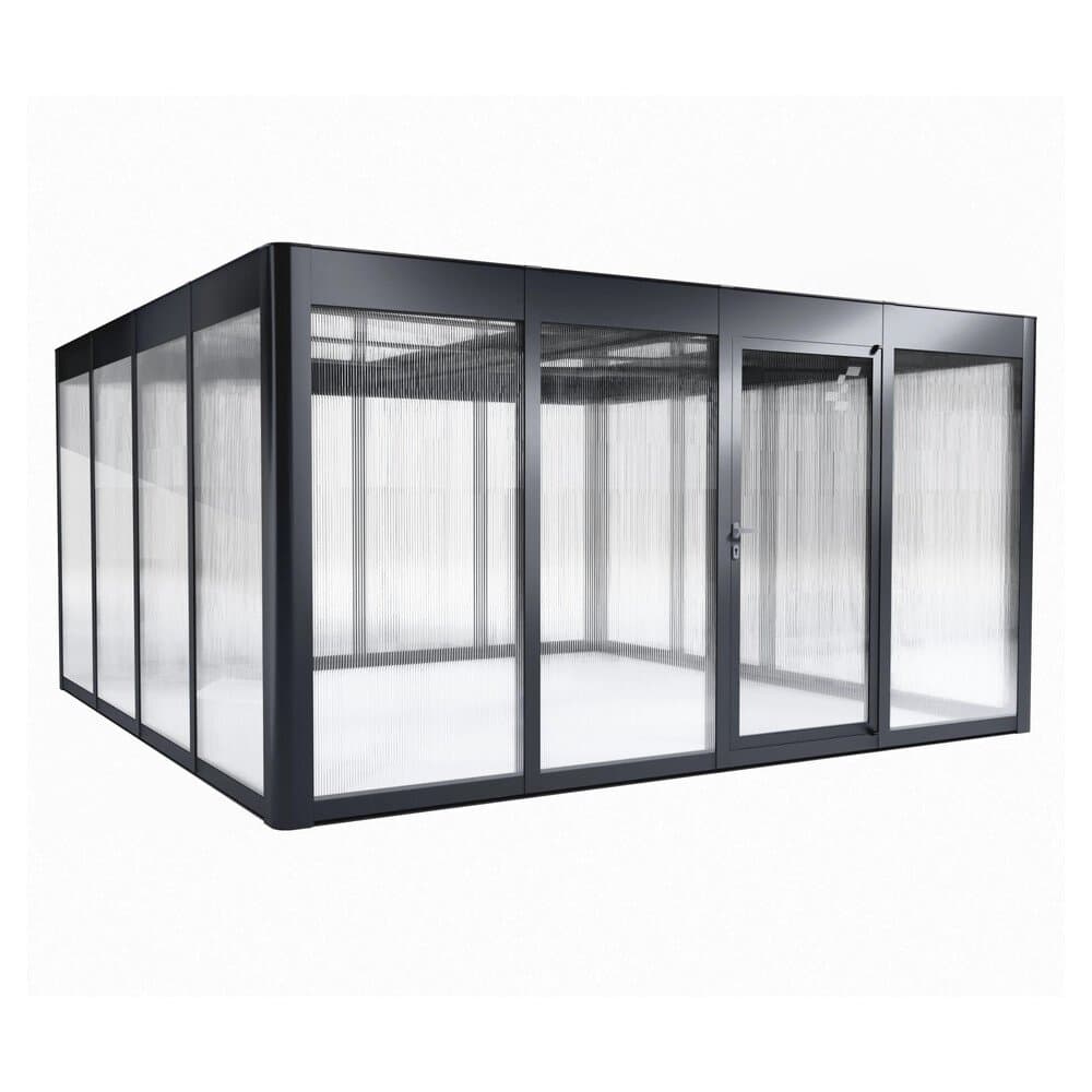 SunElements Gewächshaus SunGarden Anthrazit 19,6 m²