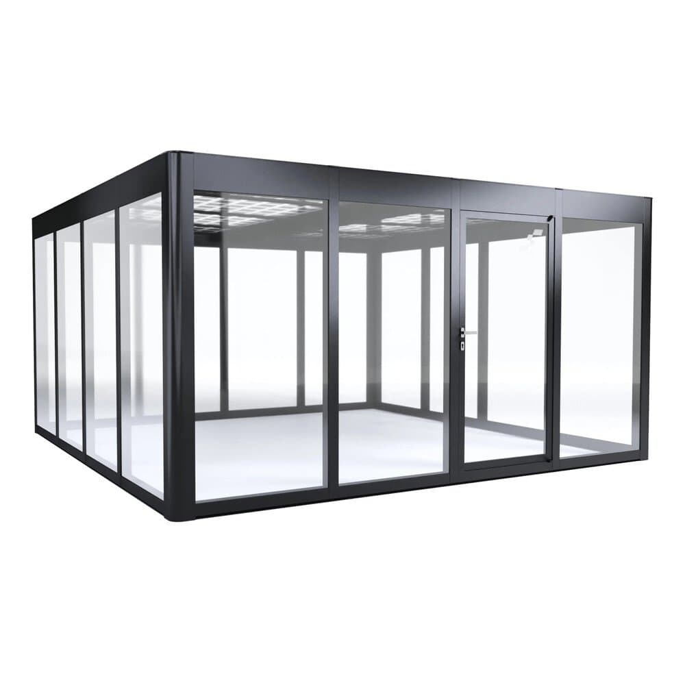 SunElements Gewächshaus SunGarden Anthrazit 19,6 m²