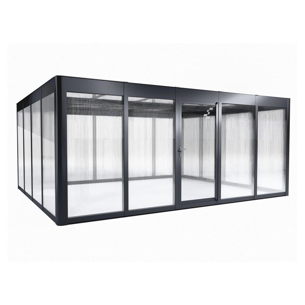 SunElements Gewächshaus SunGarden Anthrazit 24,2 m²