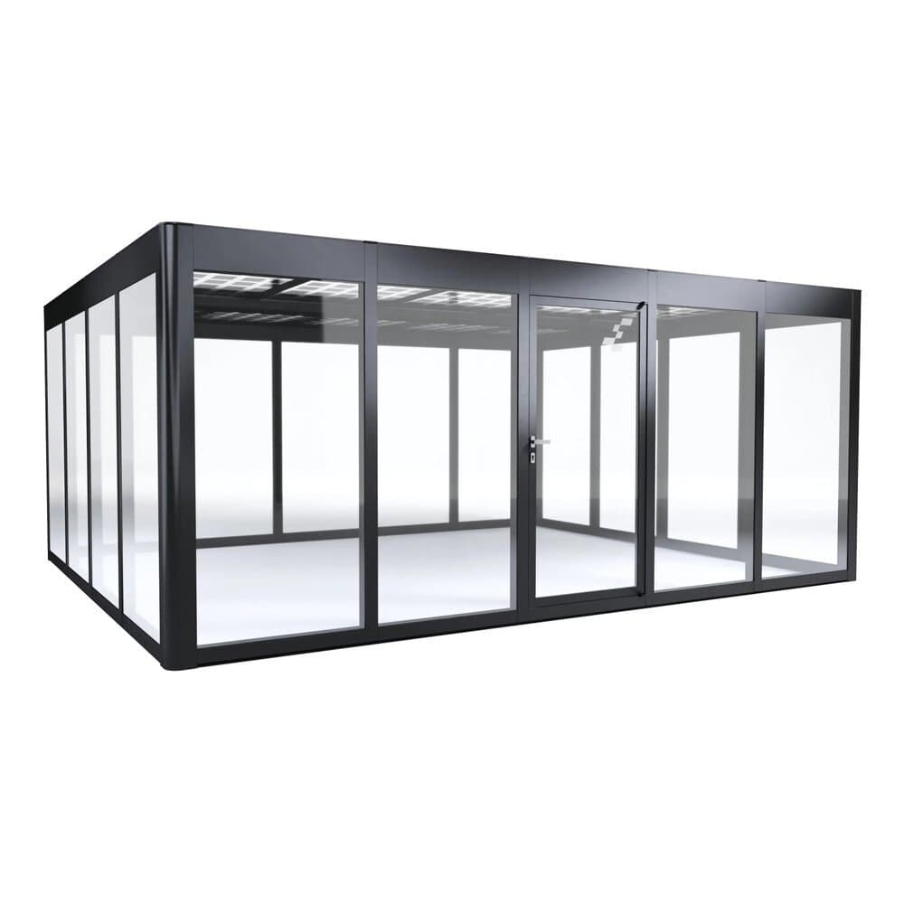 SunElements Gewächshaus SunGarden Anthrazit 24,2 m²