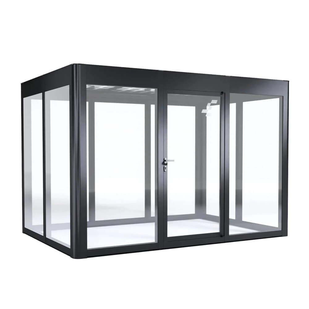 SunElements Gewächshaus SunGarden Anthrazit 7,8 m²