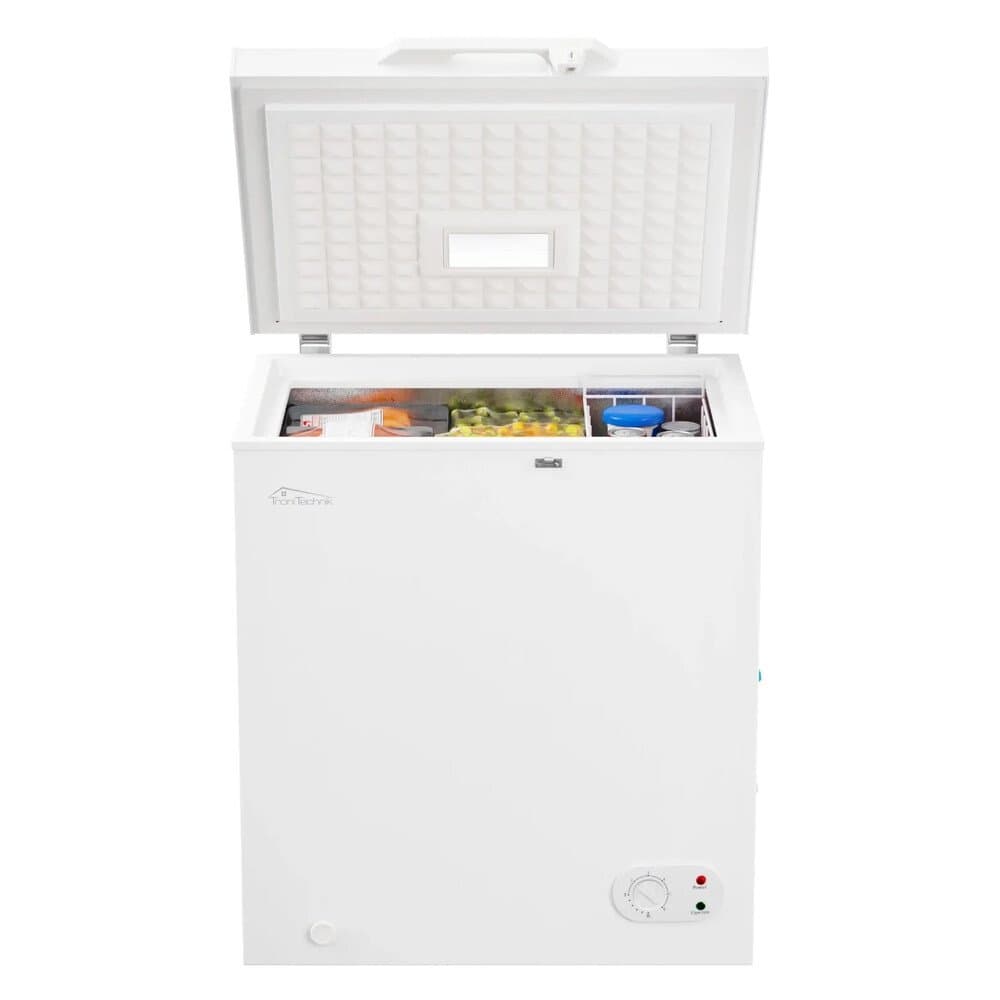 Tronitechnik Gefriertruhe Kühltruhe Borgar Pro Mit 2In1 Gefrier- Und Kühlfunktion | 160 Liter 184Kwh/Jahr Led Griff